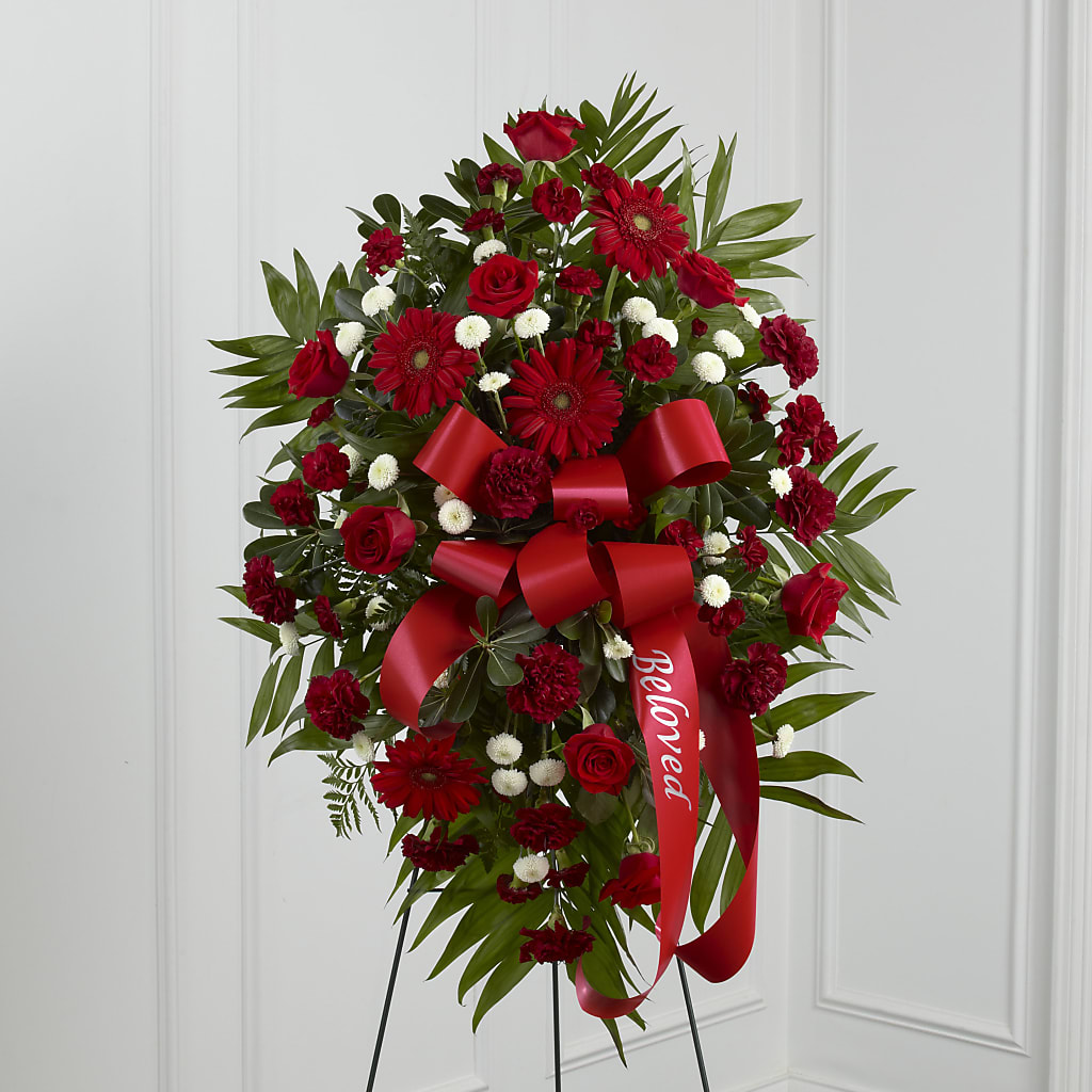 Treasured Memories Standing Spray – Dreamy Flowers Llc, Wesley Chapel FL