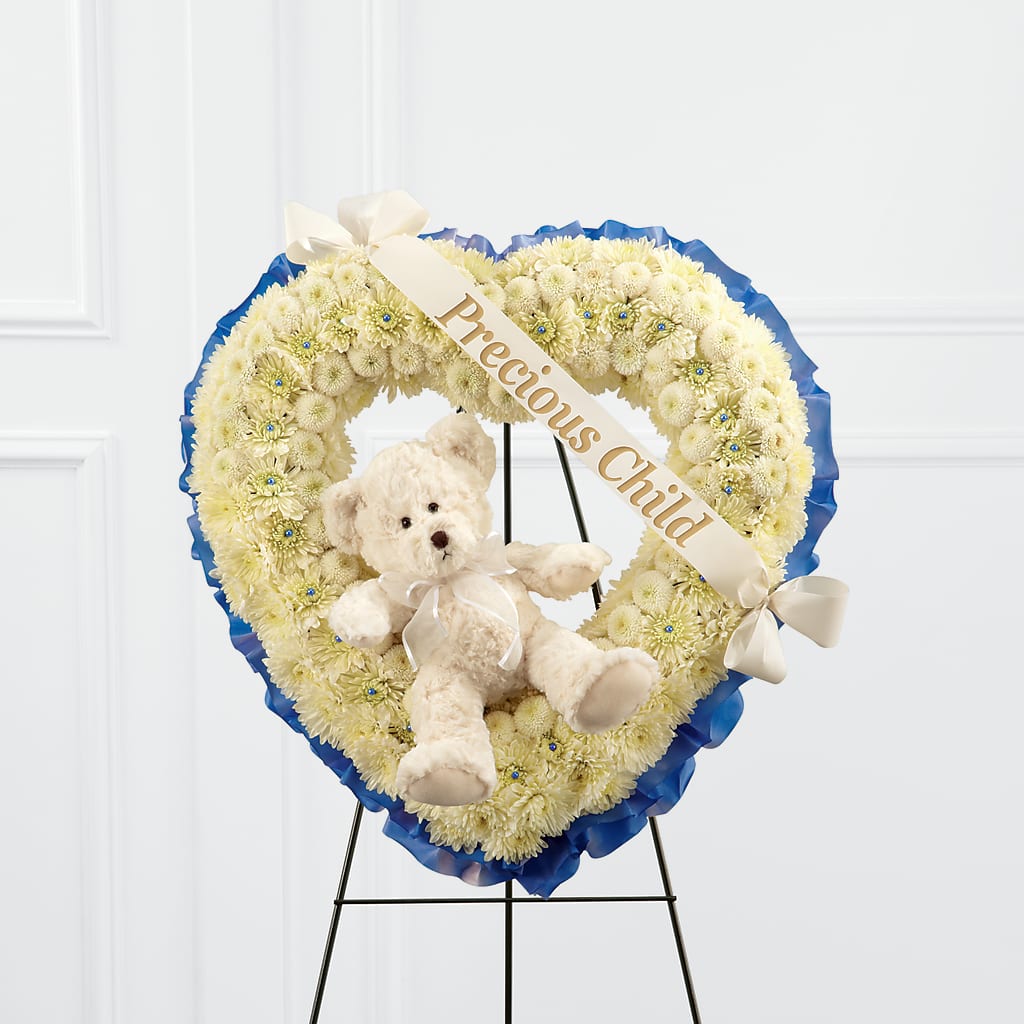Precious Child Standing Heart – Dreamy Flowers Llc, Wesley Chapel FL