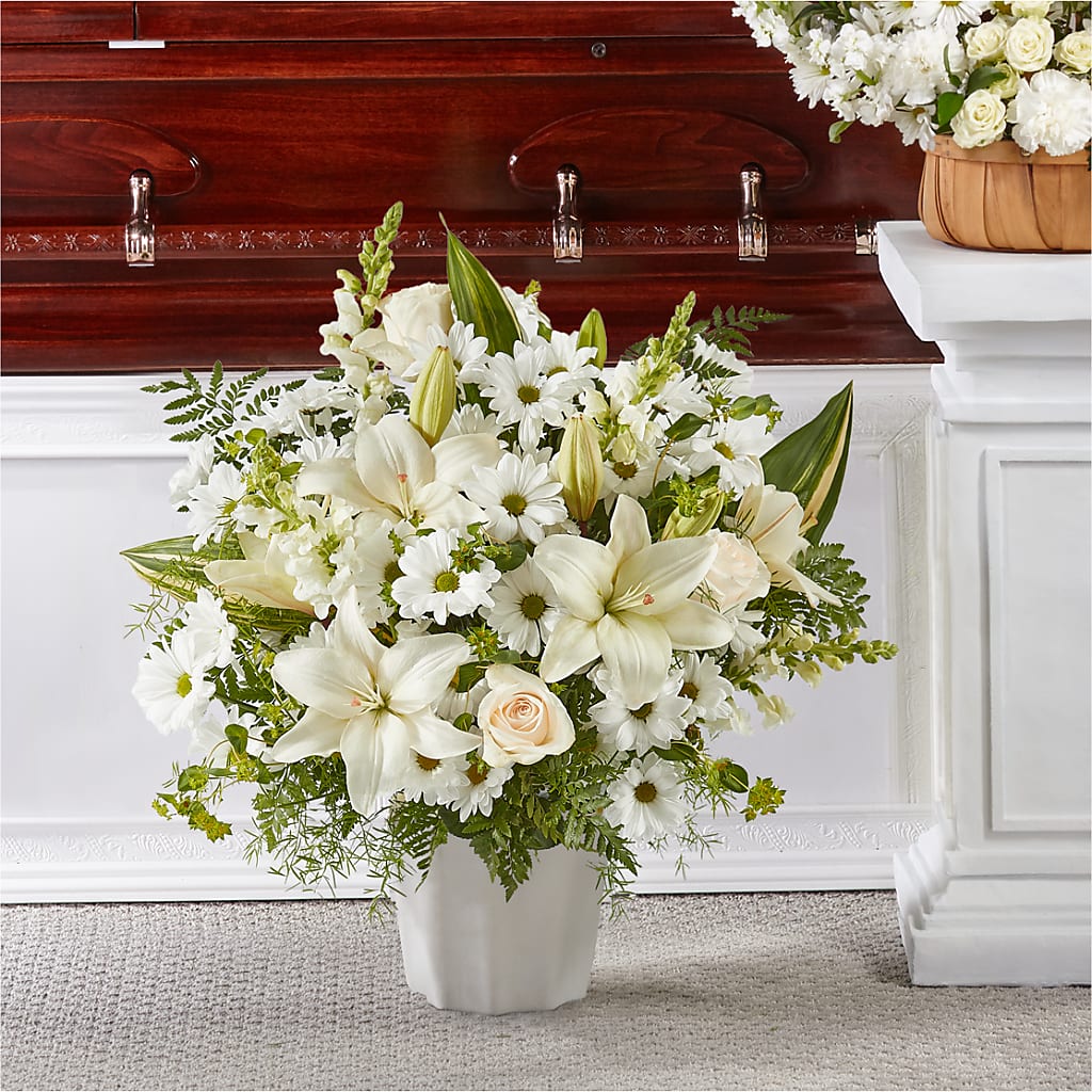 Thoughts of Tranquility Floor Basket – Dreamy Flowers Llc, Wesley Chapel FL