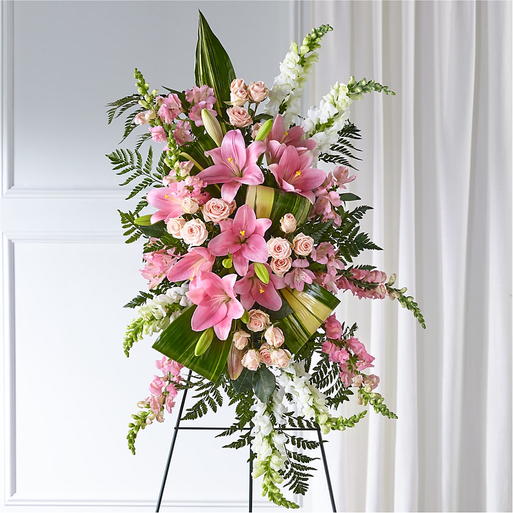 Elegant Embrace Standing Spray – Dreamy Flowers Llc, Wesley Chapel FL