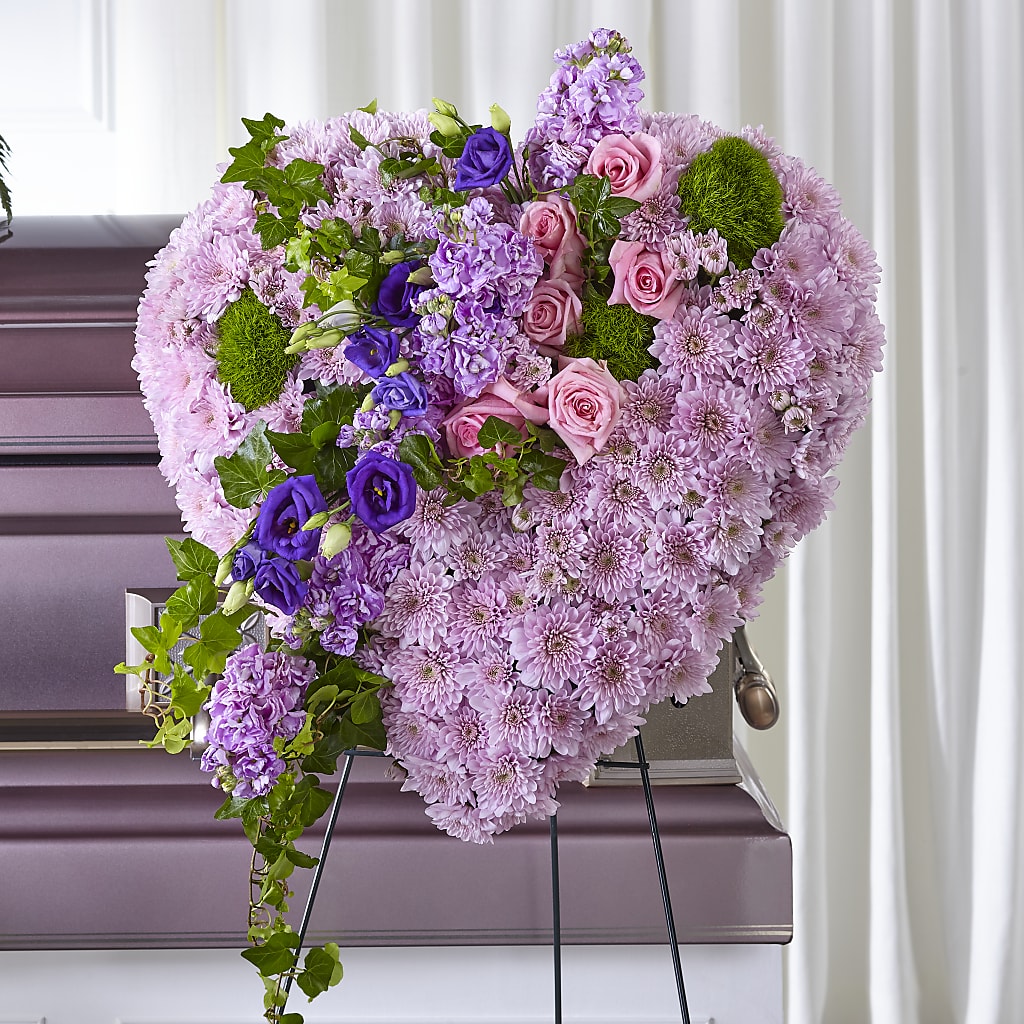 Treasured Love Standing Heart – Dreamy Flowers Llc, Wesley Chapel FL