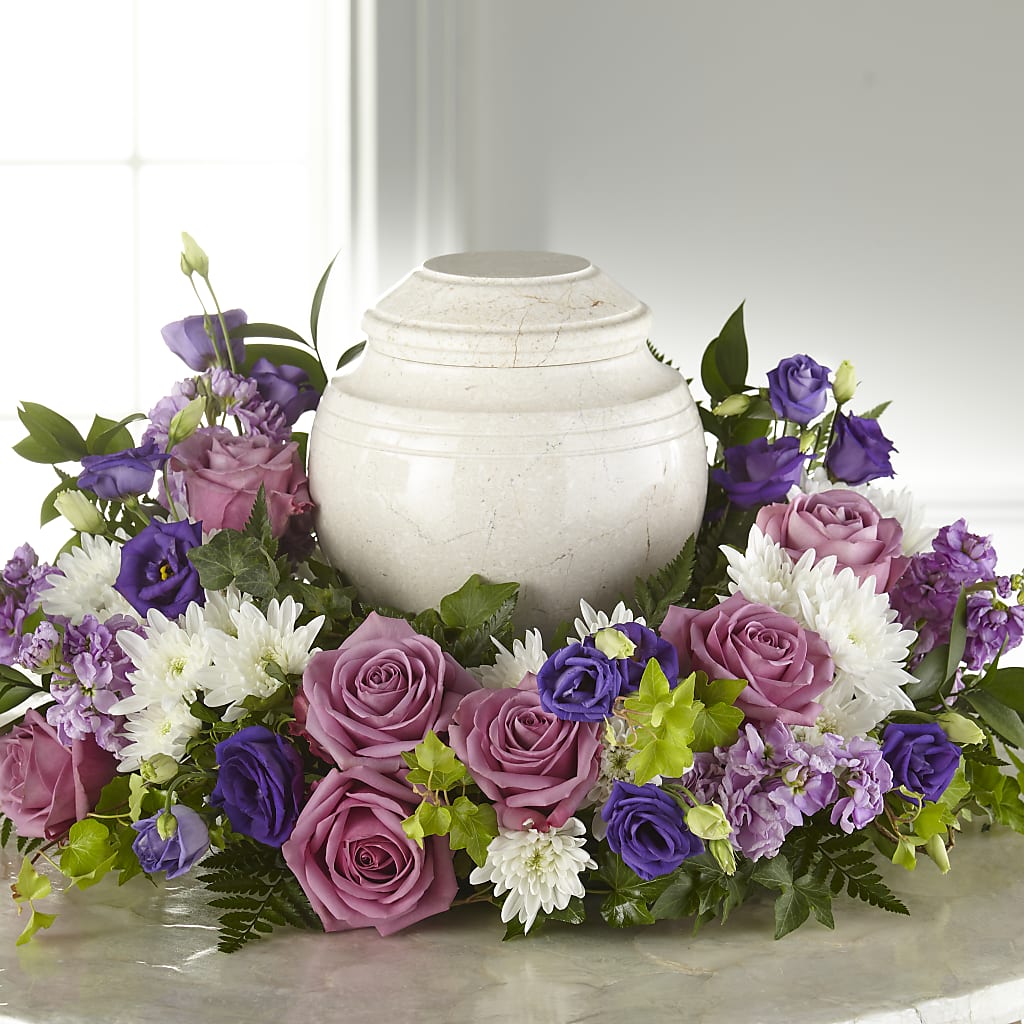 Blooming Sympathy Cremation Adornment – Dreamy Flowers Llc, Wesley Chapel FL