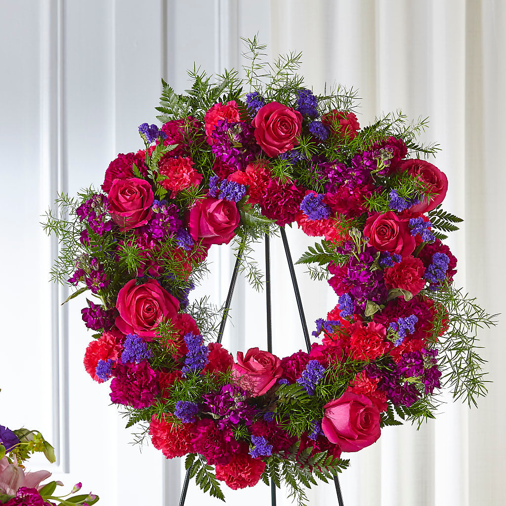 Calming Colors Wreath – Dreamy Flowers Llc, Wesley Chapel FL
