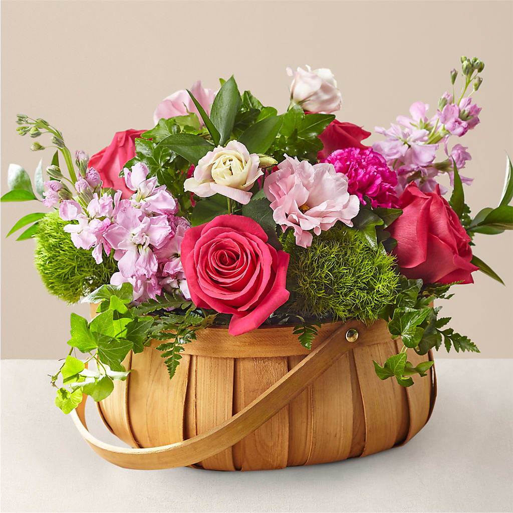 Radiance in Bloom Basket – Dreamy Flowers Llc, Wesley Chapel FL