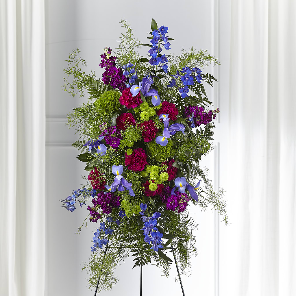 Heavenly Skies Standing Spray – Dreamy Flowers Llc, Wesley Chapel FL