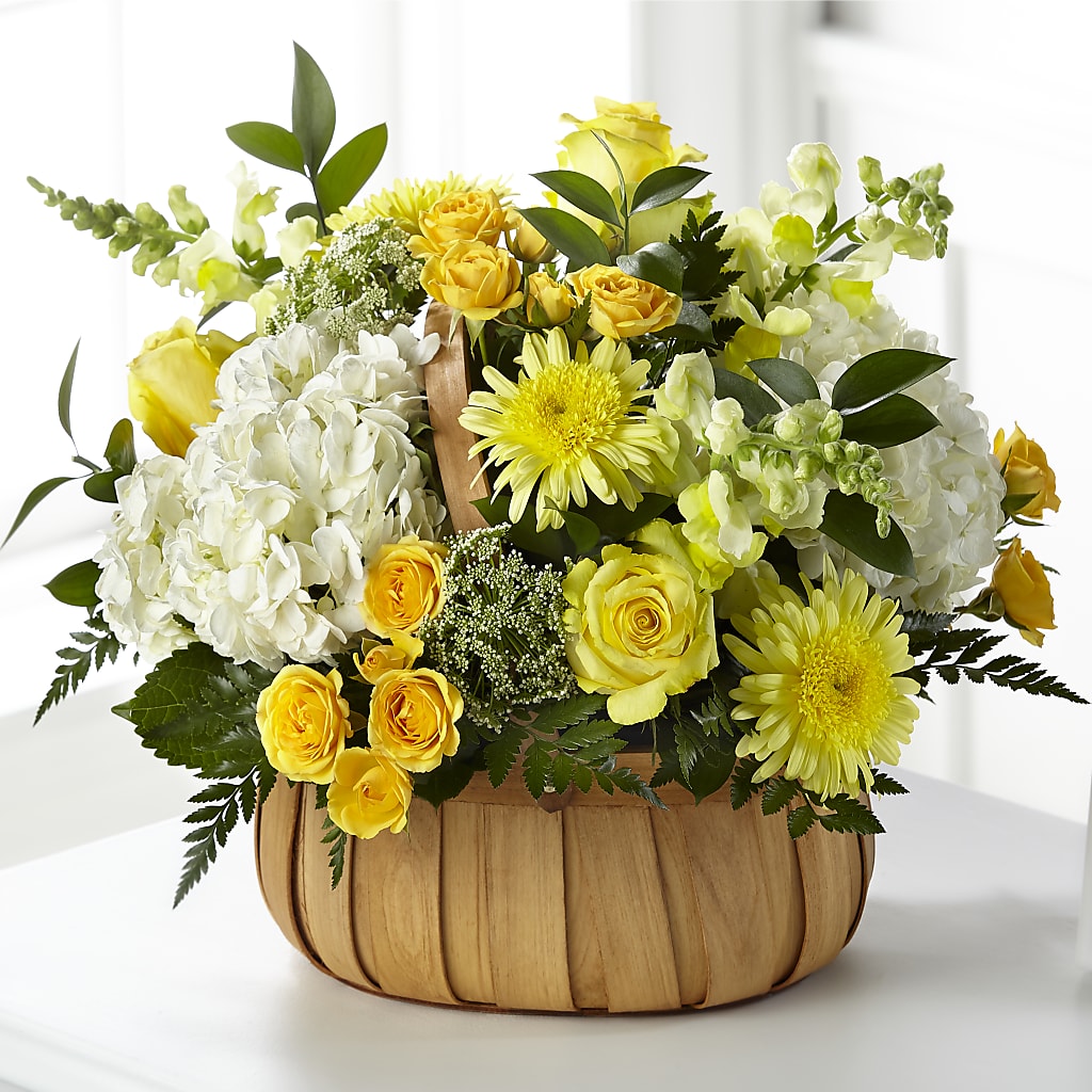 Rustic Remembrance Basket – Dreamy Flowers Llc, Wesley Chapel FL