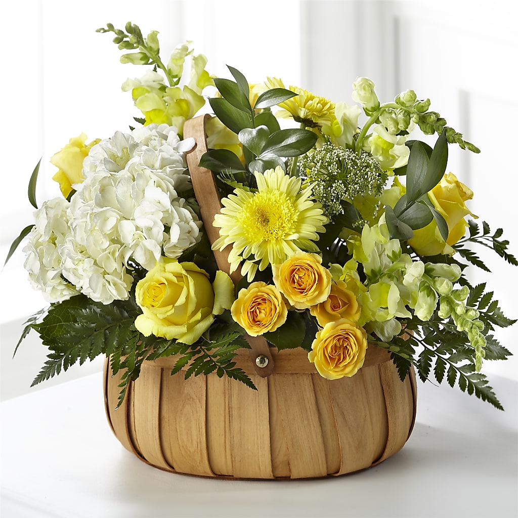 Rustic Remembrance Basket – Dreamy Flowers Llc, Wesley Chapel FL