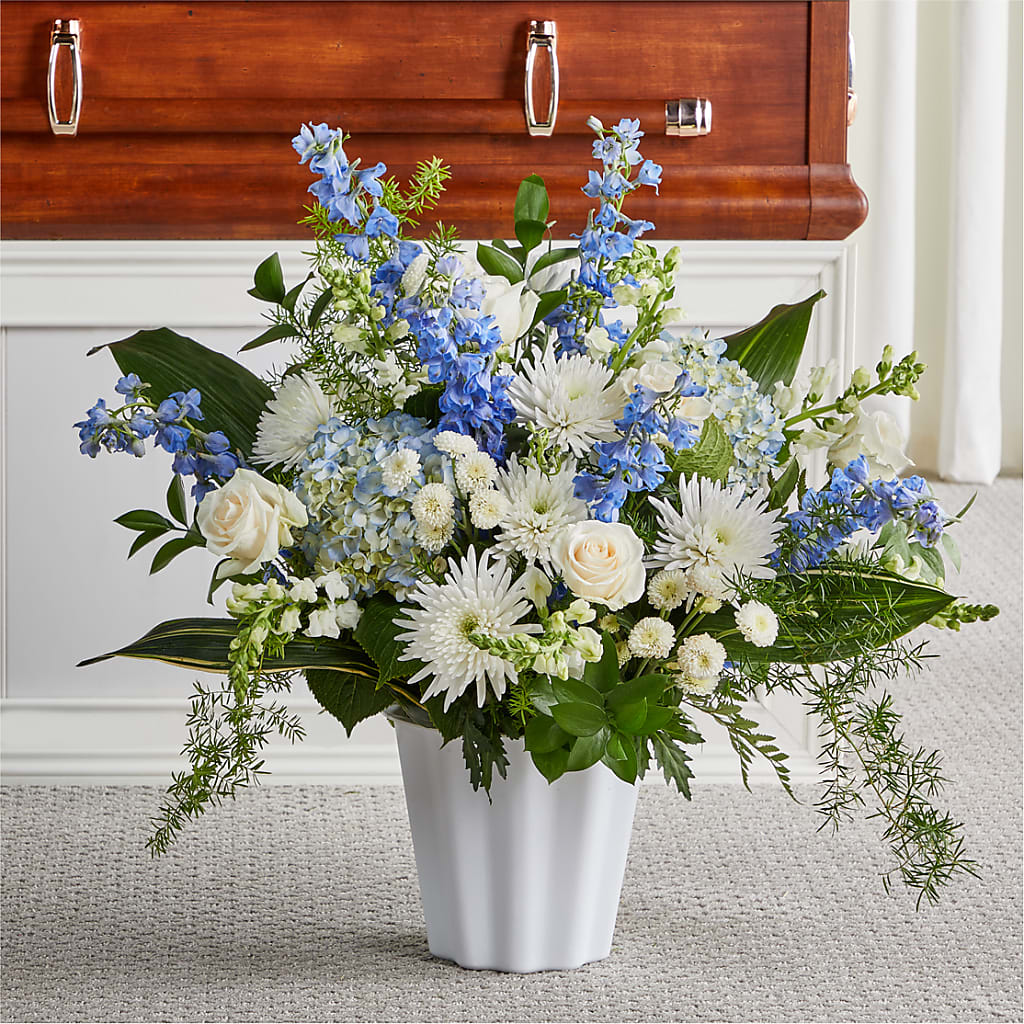 Everlasting Memories Floor Basket – Dreamy Flowers Llc, Wesley Chapel FL