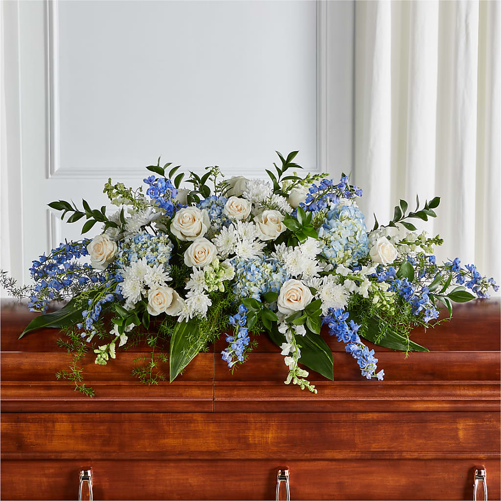 Timeless Essence Casket Spray – Dreamy Flowers Llc, Wesley Chapel FL
