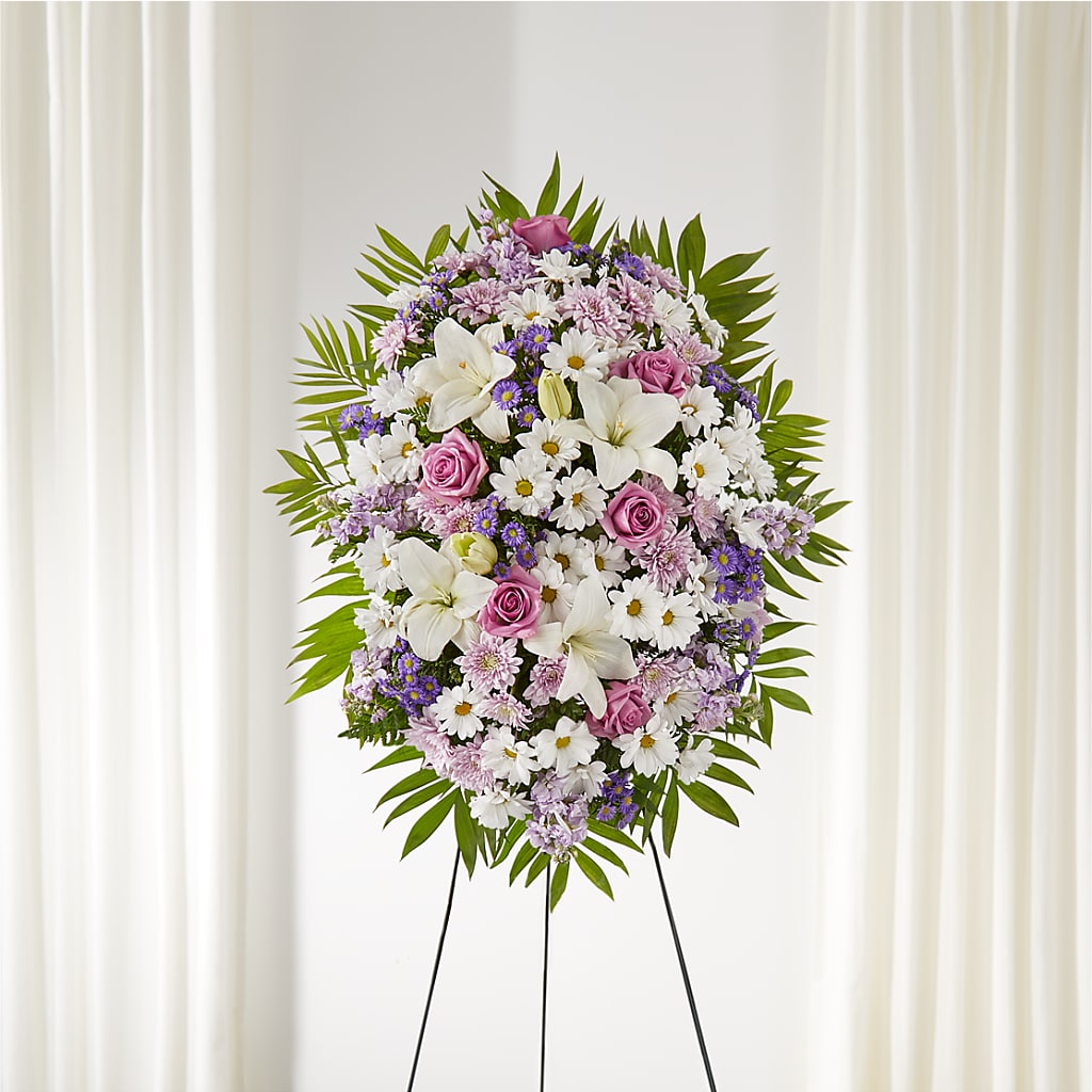 Surrounded by Love Standing Spray – Dreamy Flowers Llc, Wesley Chapel FL