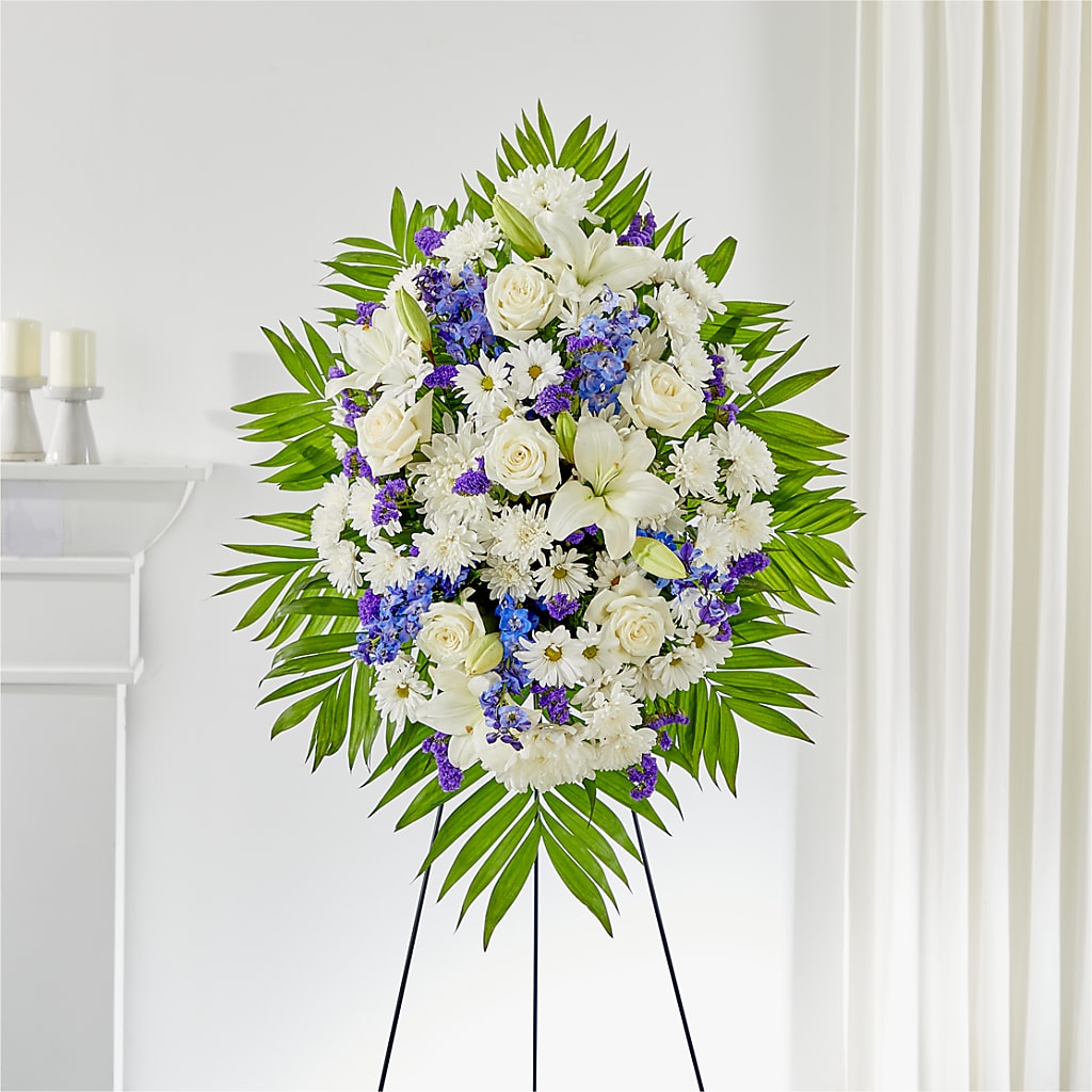 At Rest Standing Spray – Dreamy Flowers Llc, Wesley Chapel FL