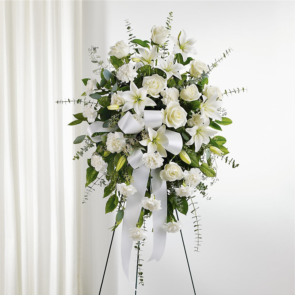 With Care Standing Spray – Dreamy Flowers Llc, Wesley Chapel FL