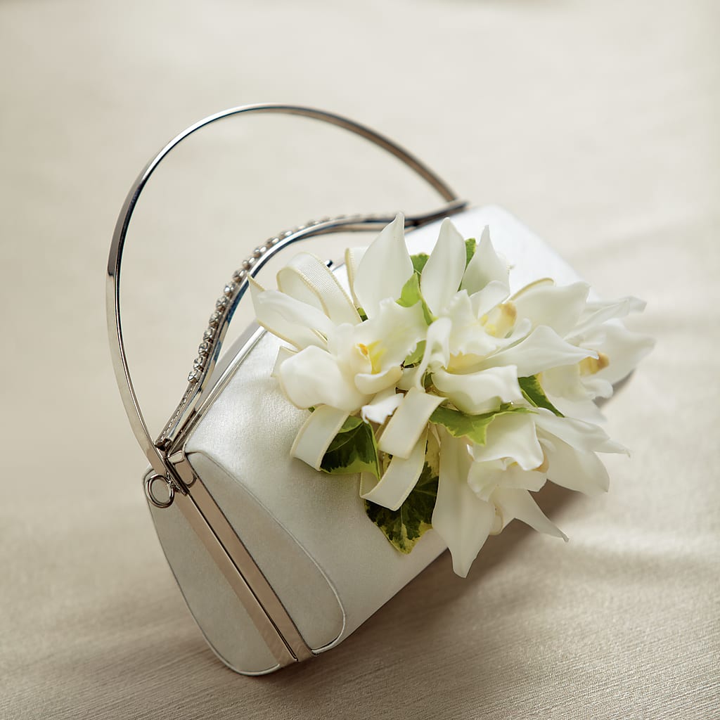 White Purse Decor – Dreamy Flowers Llc, Wesley Chapel FL