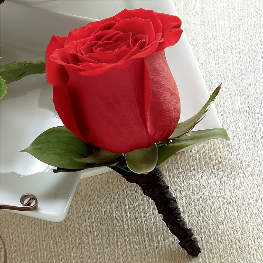 Red Rose Boutonniere – Dreamy Flowers Llc, Wesley Chapel FL