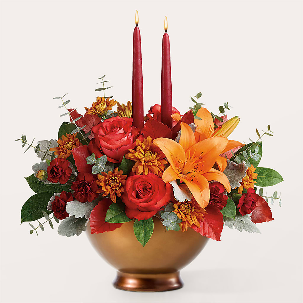 Fruits of Fall Centerpiece –  Dreamy Flowers Llc, Wesley Chapel FL