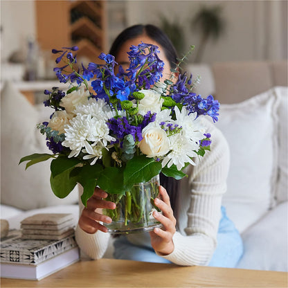 Cerulean Waves Bouquet –  Dreamy Flowers Llc, Wesley Chapel FL