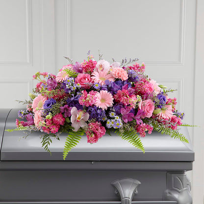 Glorious Garden Casket Spray –  Dreamy Flowers Llc, Wesley Chapel FL