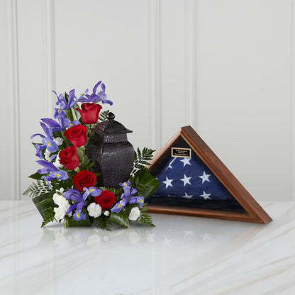 Patriotic Tribute Arrangement –  Dreamy Flowers Llc, Wesley Chapel FL