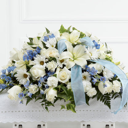 Tender Treasure Casket Spray –  Dreamy Flowers Llc, Wesley Chapel FL