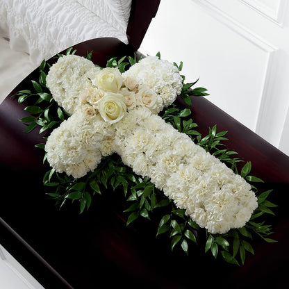 Peaceful Memories Casket Spray (Standard) –  Dreamy Flowers Llc, Wesley Chapel FL
