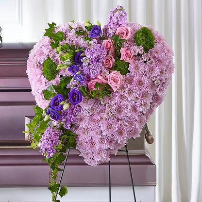 Treasured Love Standing Heart –  Dreamy Flowers Llc, Wesley Chapel FL