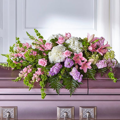 Life's Gratitude Casket Spray –  Dreamy Flowers Llc, Wesley Chapel FL