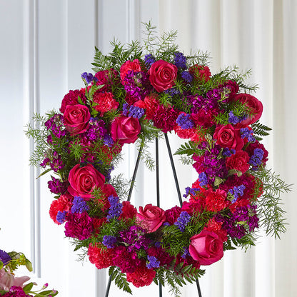 Calming Colors Wreath –  Dreamy Flowers Llc, Wesley Chapel FL