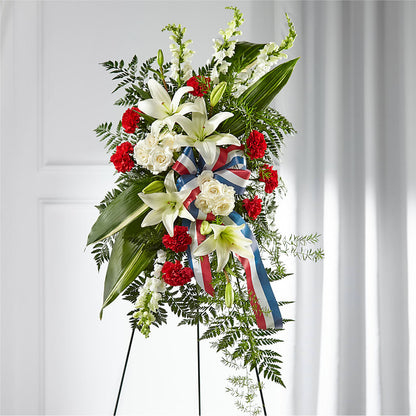 Stars of Life Standing Spray –  Dreamy Flowers Llc, Wesley Chapel FL