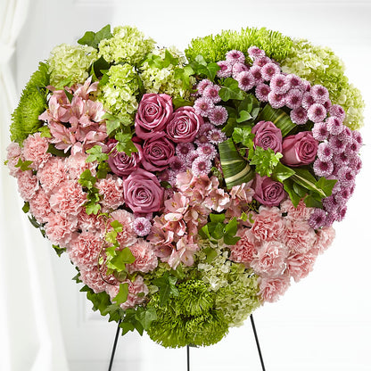 Heartwarming Standing Heart –  Dreamy Flowers Llc, Wesley Chapel FL