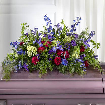 Always Treasured Casket Spray –  Dreamy Flowers Llc, Wesley Chapel FL