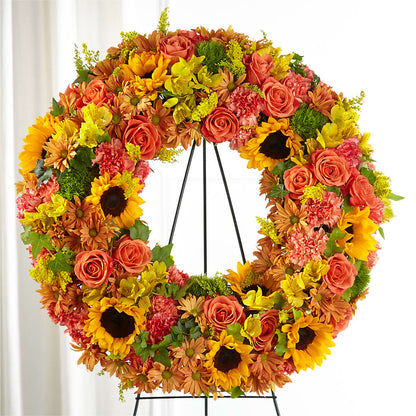 Autumnal Memories Wreath (Standard) –  Dreamy Flowers Llc, Wesley Chapel FL