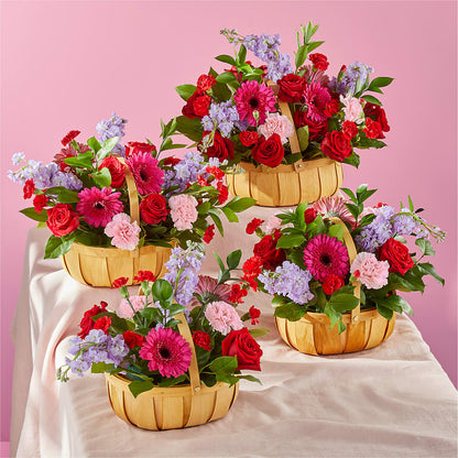 Pink Picnic Basket –  Dreamy Flowers Llc, Wesley Chapel FL
