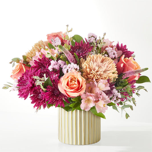 Berry Cobbler Bouquet with Ivory Vase –  Dreamy Flowers Llc, Wesley Chapel FL