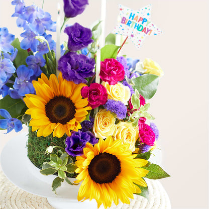 Star of the Day Floral Cake –  Dreamy Flowers Llc, Wesley Chapel FL