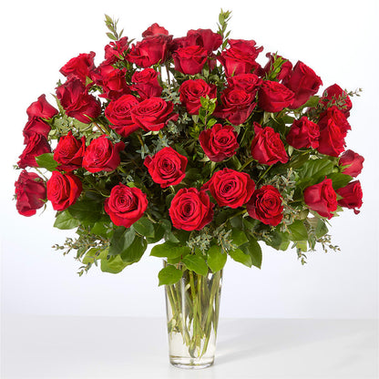 Forever Yours Fifty Stem Red Rose Bouquet –  Dreamy Flowers Llc, Wesley Chapel FL