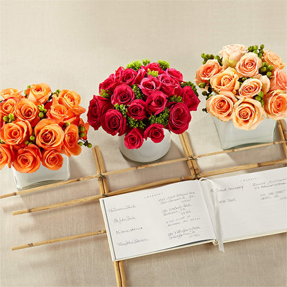 Dawn Rose Centerpiece –  Dreamy Flowers Llc, Wesley Chapel FL