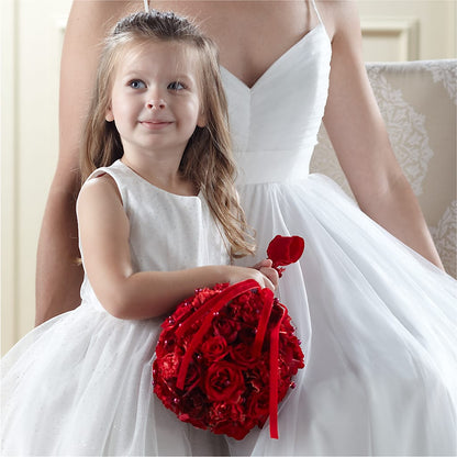 Pure at Heart Flower Girl Arrangement –  Dreamy Flowers Llc, Wesley Chapel FL